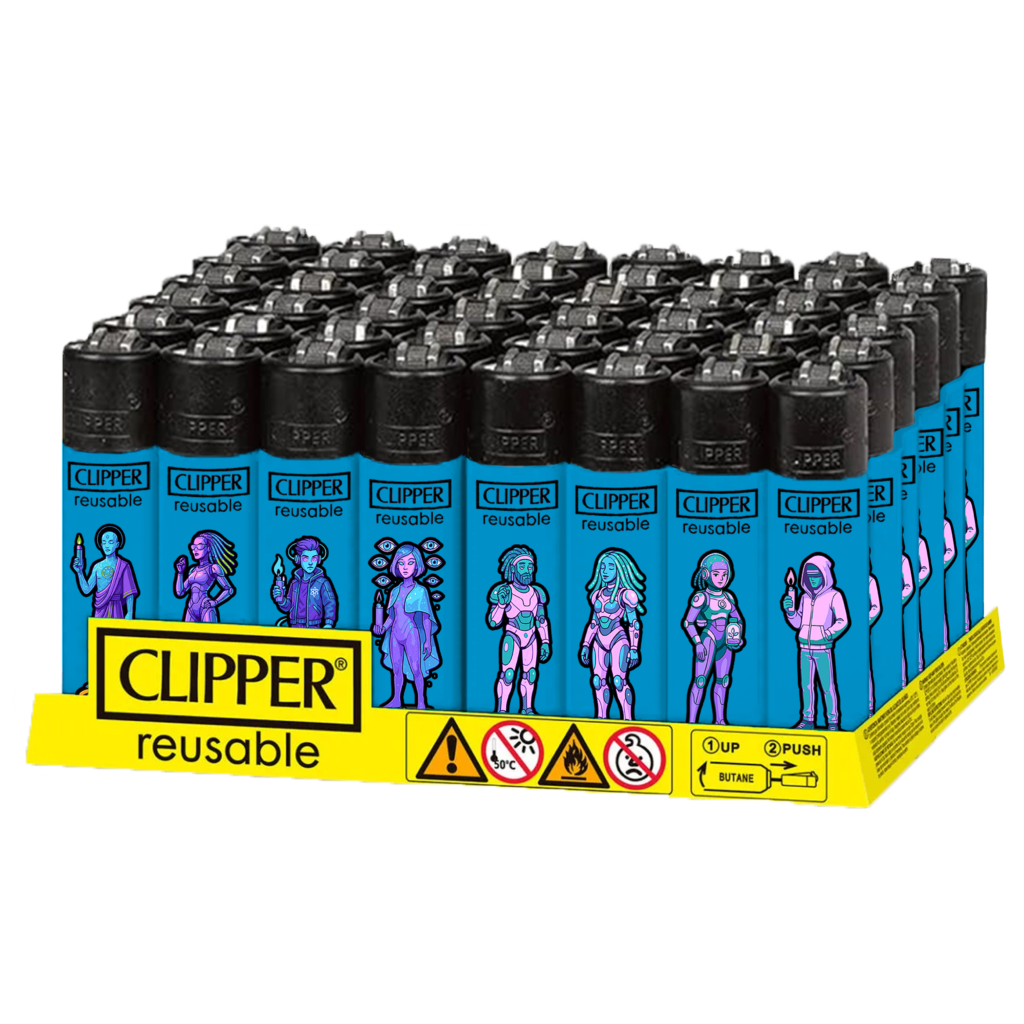 Briquet Clipper Futurista Flow