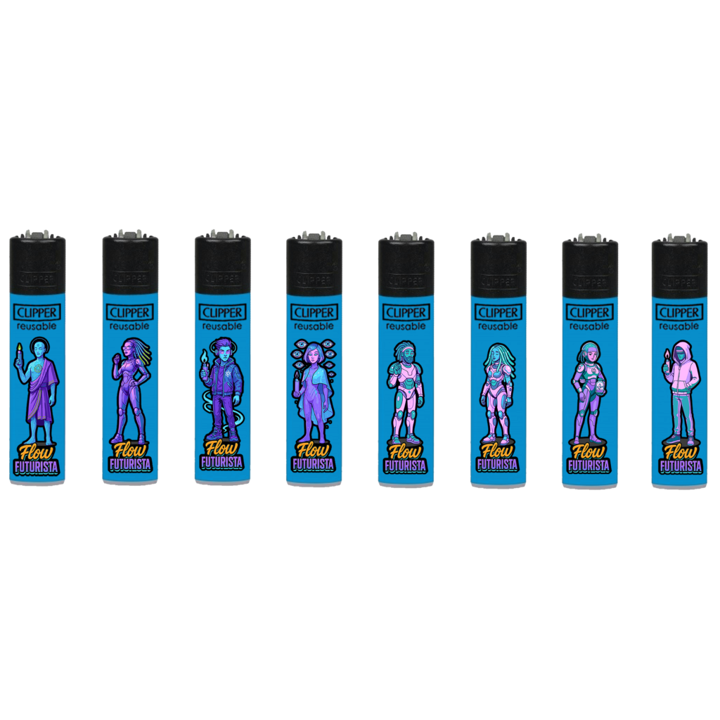 Briquet Clipper Futurista Flow