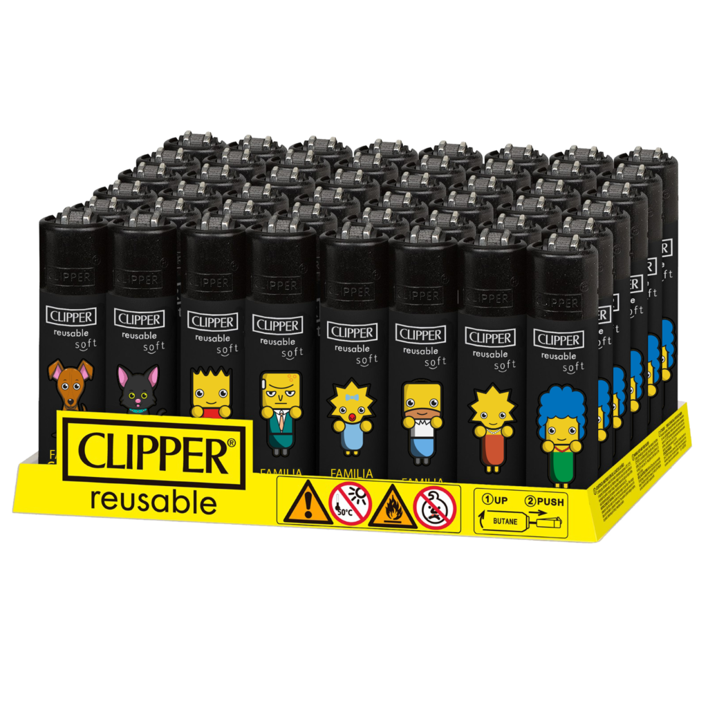 Briquet Clipper Black Simpsons