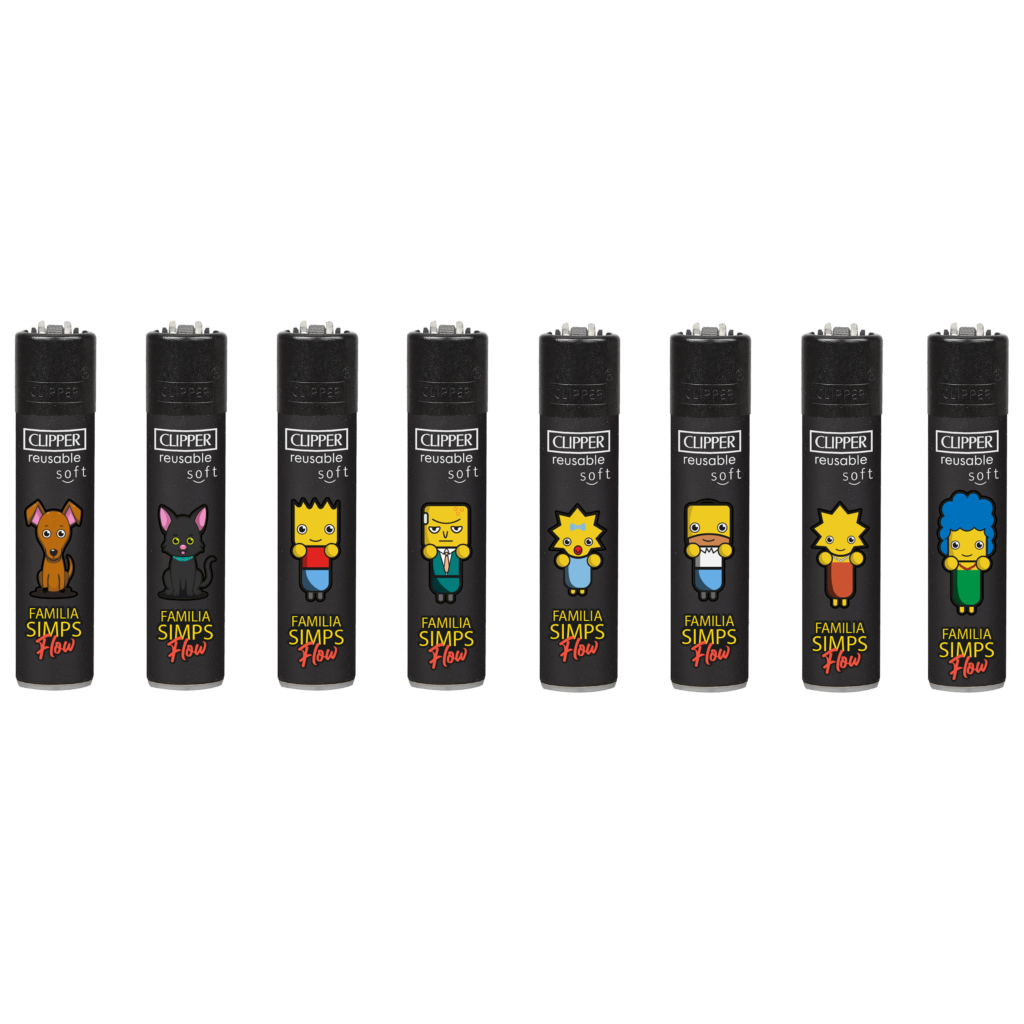 Briquet Clipper Black Simpsons