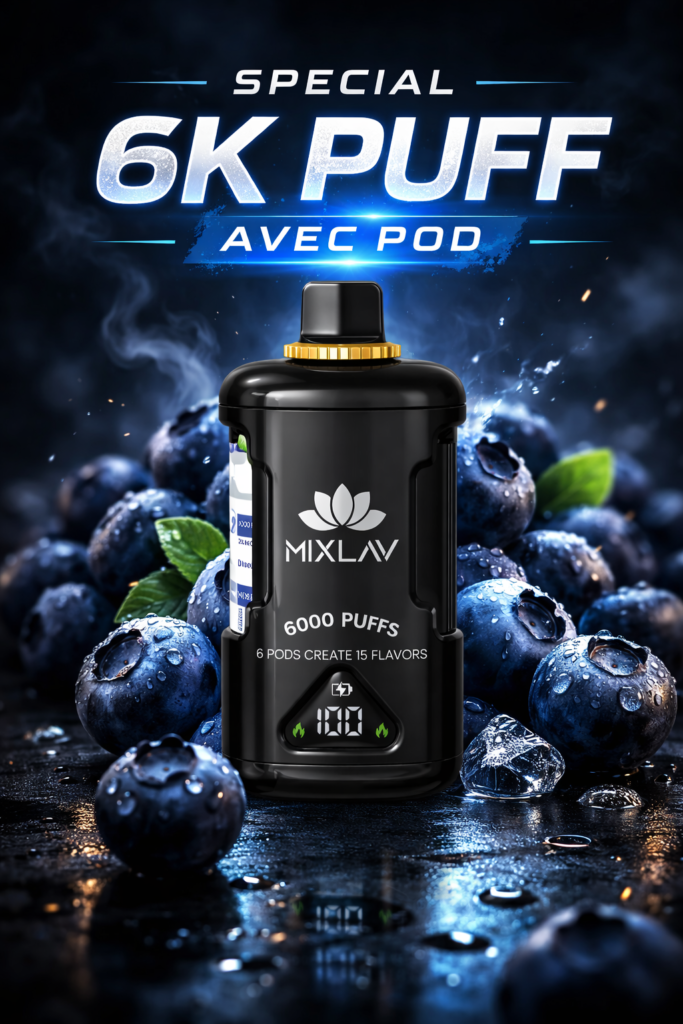 Puff Mixlav — Kit 15 Saveurs Rechargeable