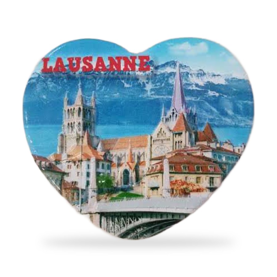 Aimant cœur Lausanne cathédrale