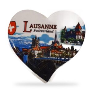 Aimant cœur Lausanne Switzerland photo