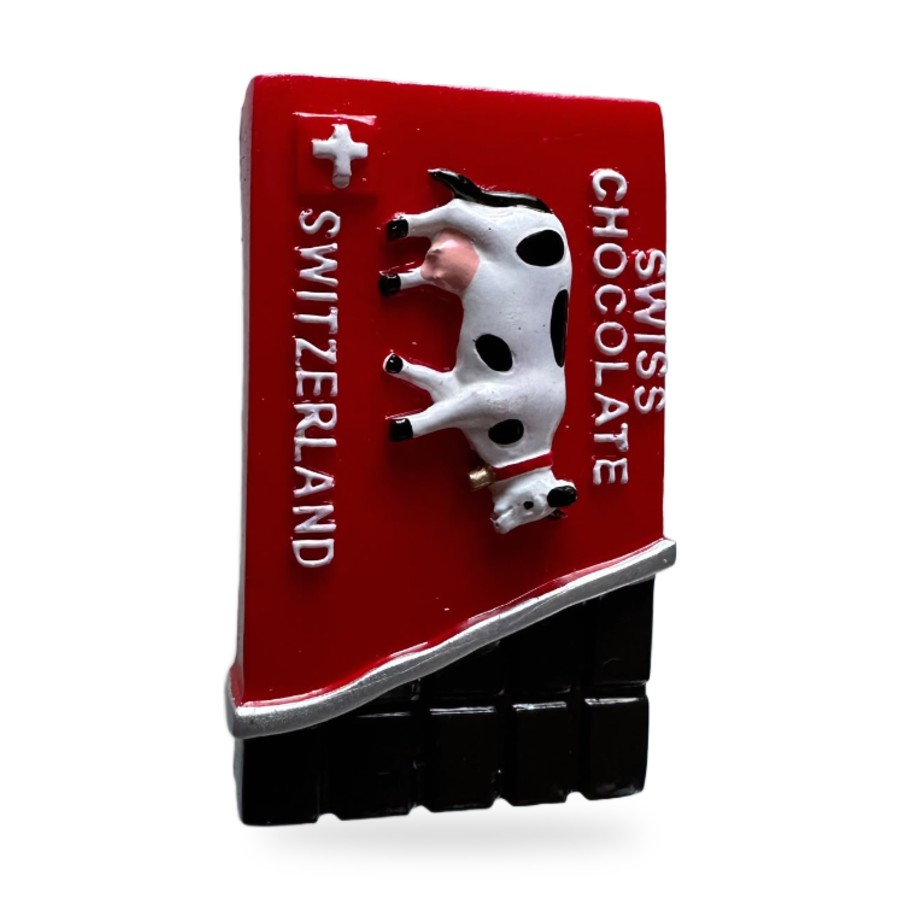 Aimant chocolat suisse vache