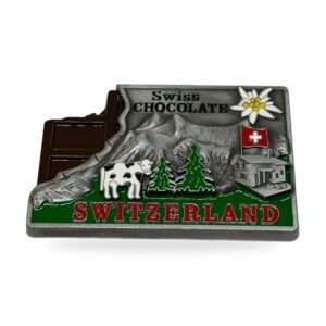 Aimant métal Swiss chocolate
