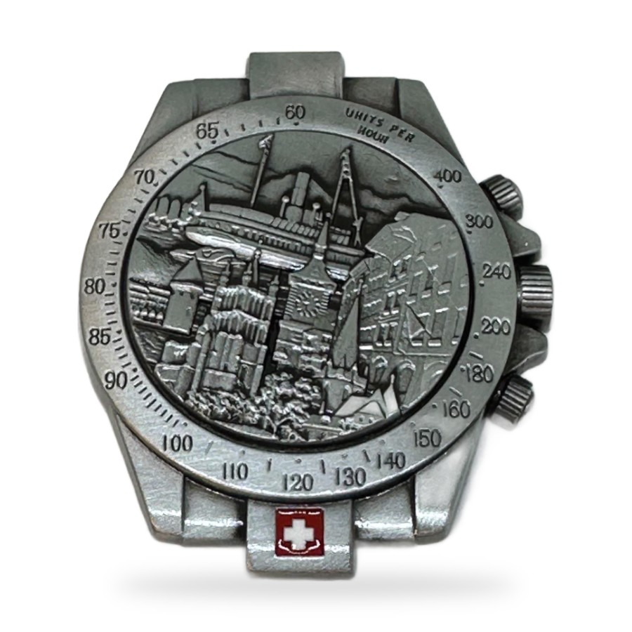 Aimant montre suisse en métal