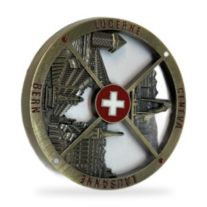 Aimant rond villes suisses