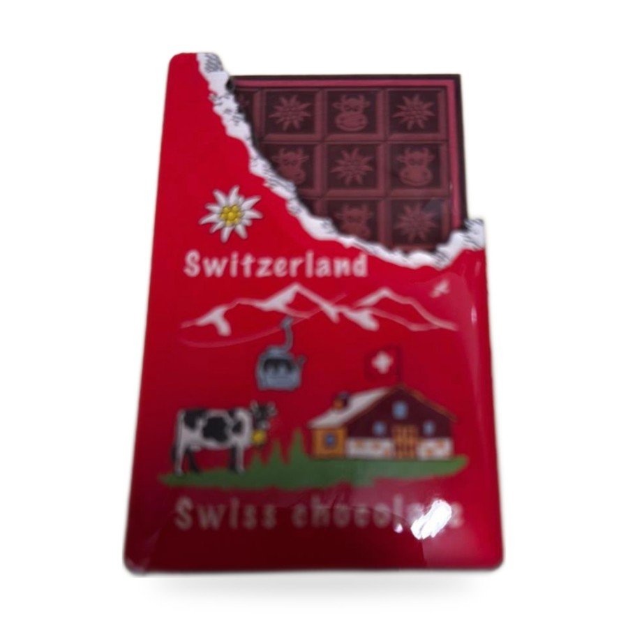Aimant tablette de chocolat suisse