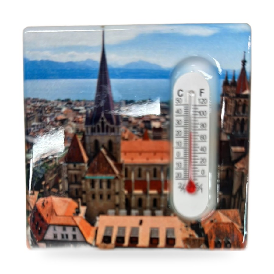 Aimant thermomètre Lausanne cathédrale