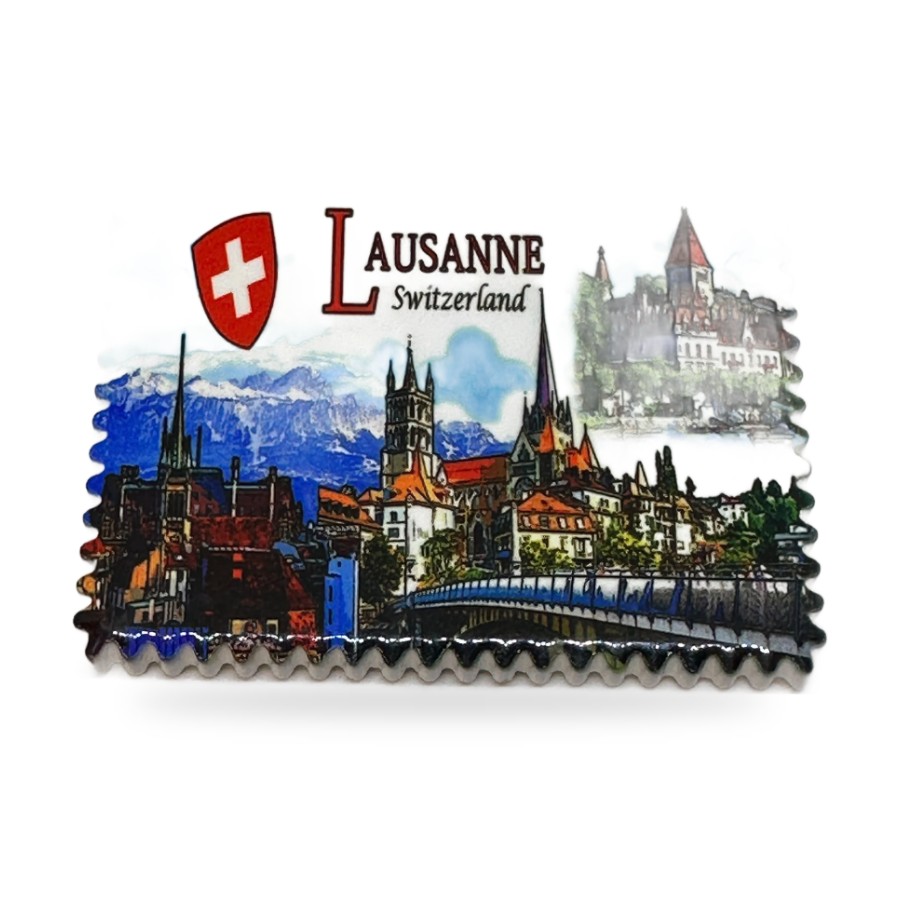 Aimant timbre Lausanne