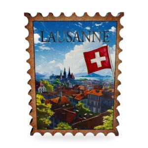 Aimant timbre Lausanne