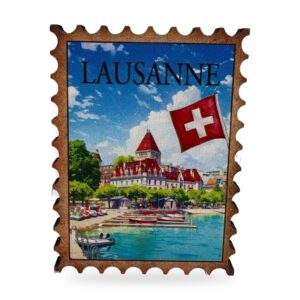 Aimant timbre Lausanne Ouchy
