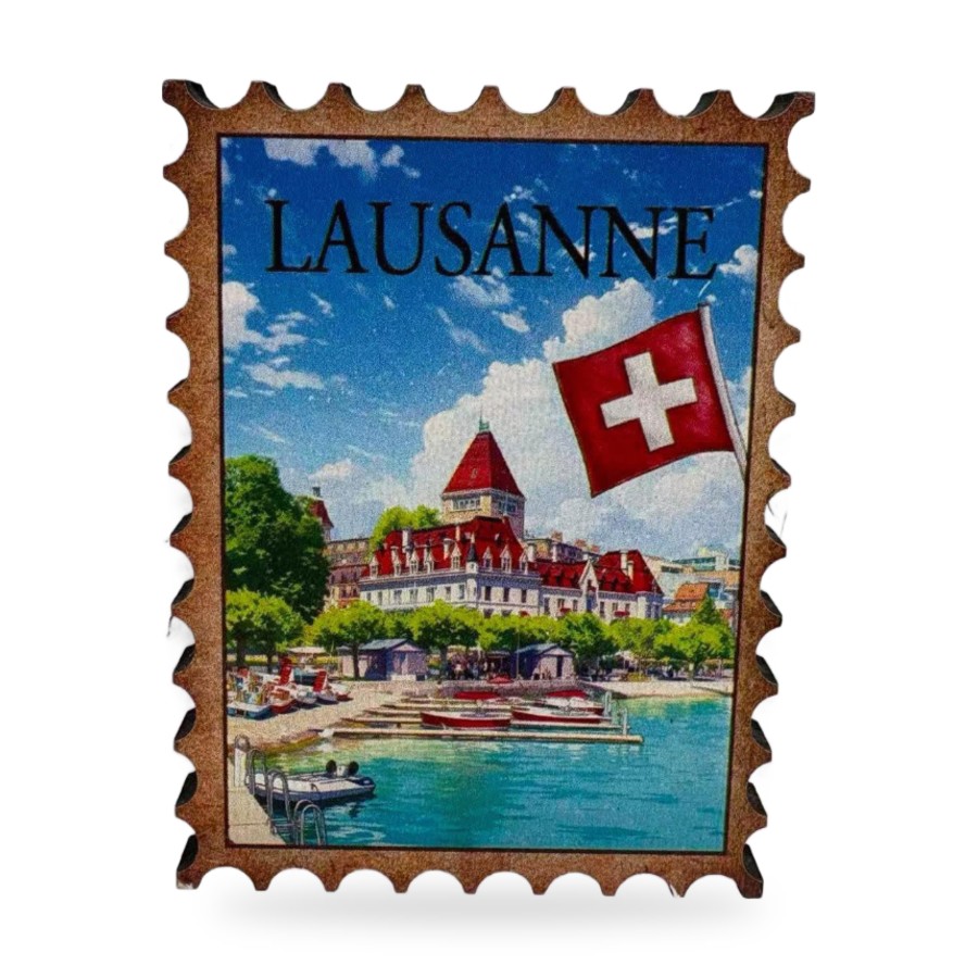 Aimant timbre Lausanne Ouchy