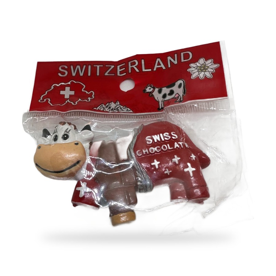 Aimant vache et chocolat suisse