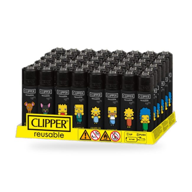 Briquet Clipper Black Simpsons