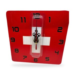 Horloge drapeau suisse