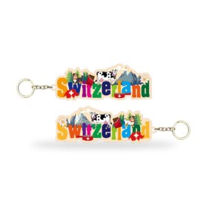 Porte-clés lettres Switzerland