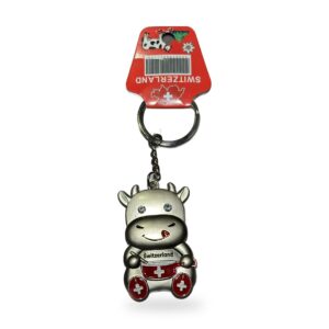 Porte-clés vache suisse