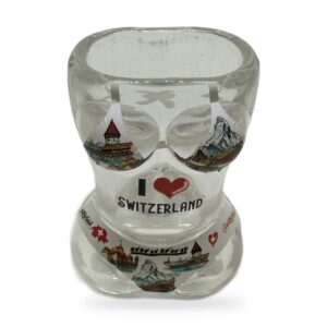 Verre à shot I love Switzerland